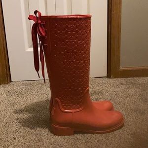 Coach rainboots